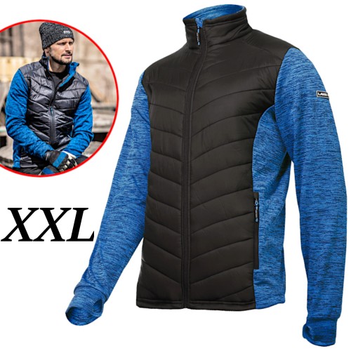 LAHTI PRO L40133 Bluza robocza pikowana ocieplana niebiesko-czarna roz. 2XL