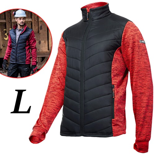 LAHTI PRO L40132 Bluza robocza ocieplana czerwono-czarna roz. L