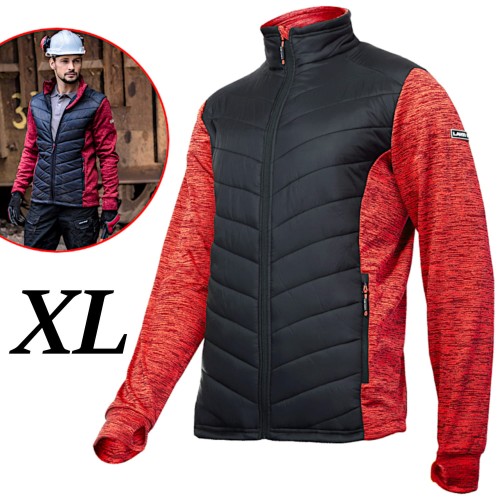 LAHTI PRO L40132 Bluza robocza ocieplana czerwono-czarna roz. XL