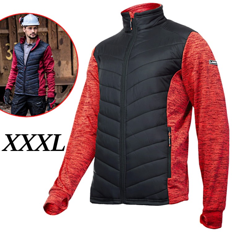 LAHTI PRO L40132 Bluza robocza ocieplana czerwono-czarna roz. 3XL