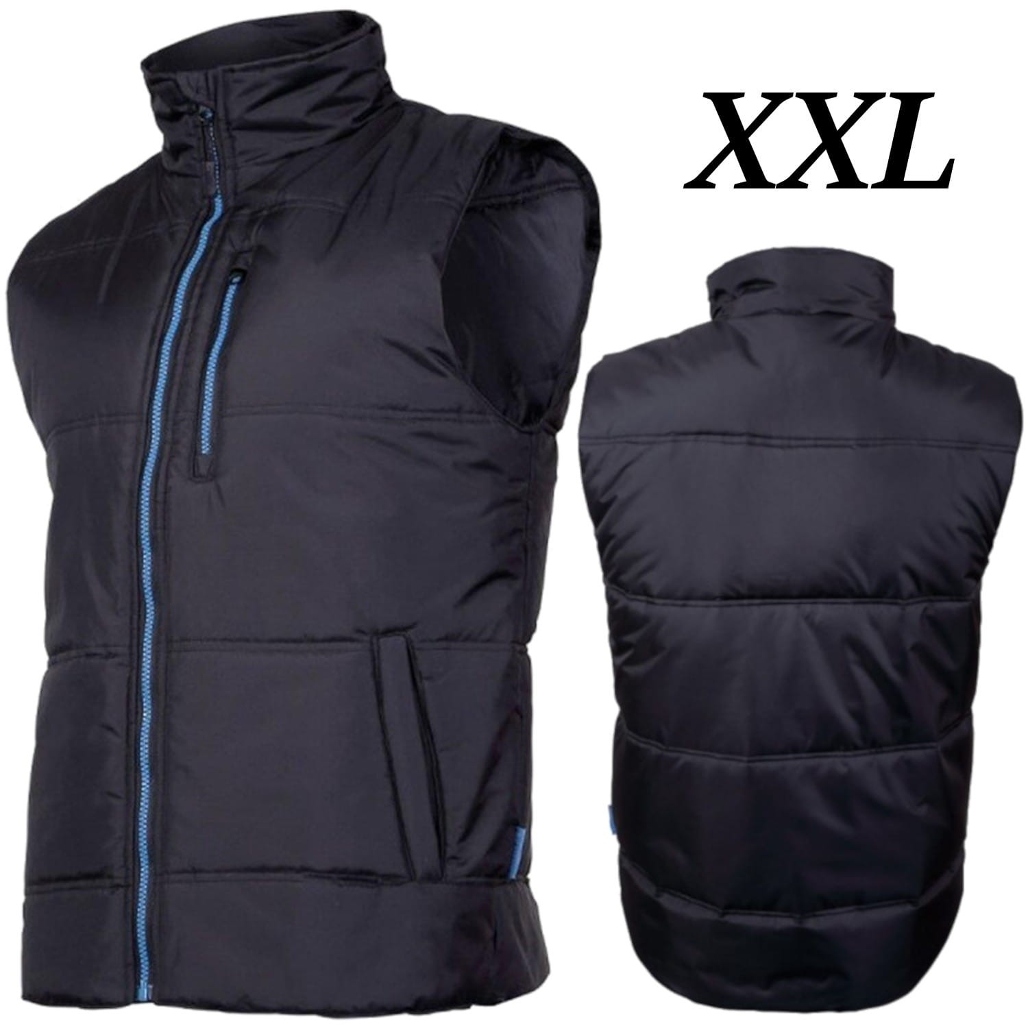 LAHTI PRO Bezrękawnik ocieplany czarny roz. 2XL