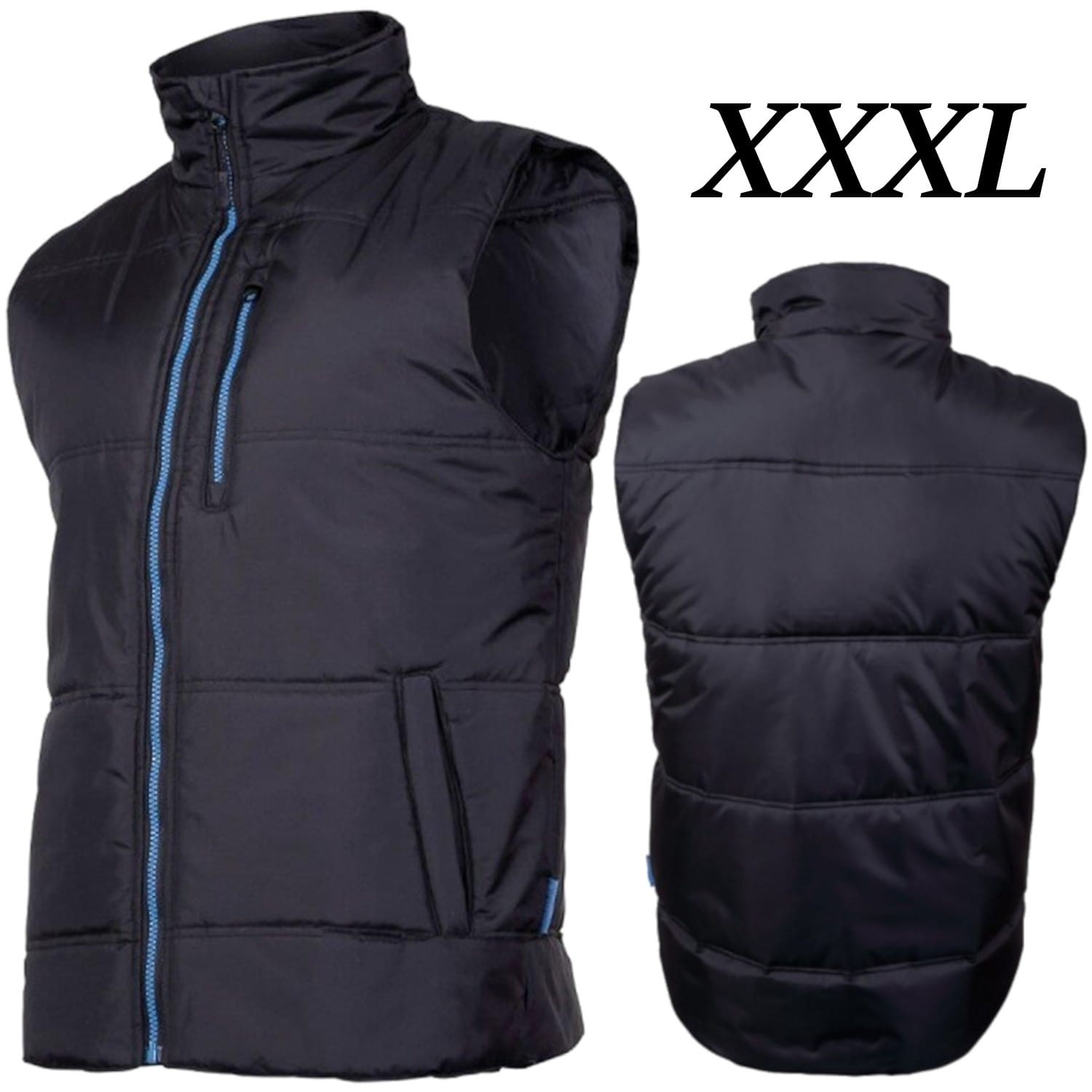 LAHTI PRO Bezrękawnik ocieplany czarny roz. 3XL