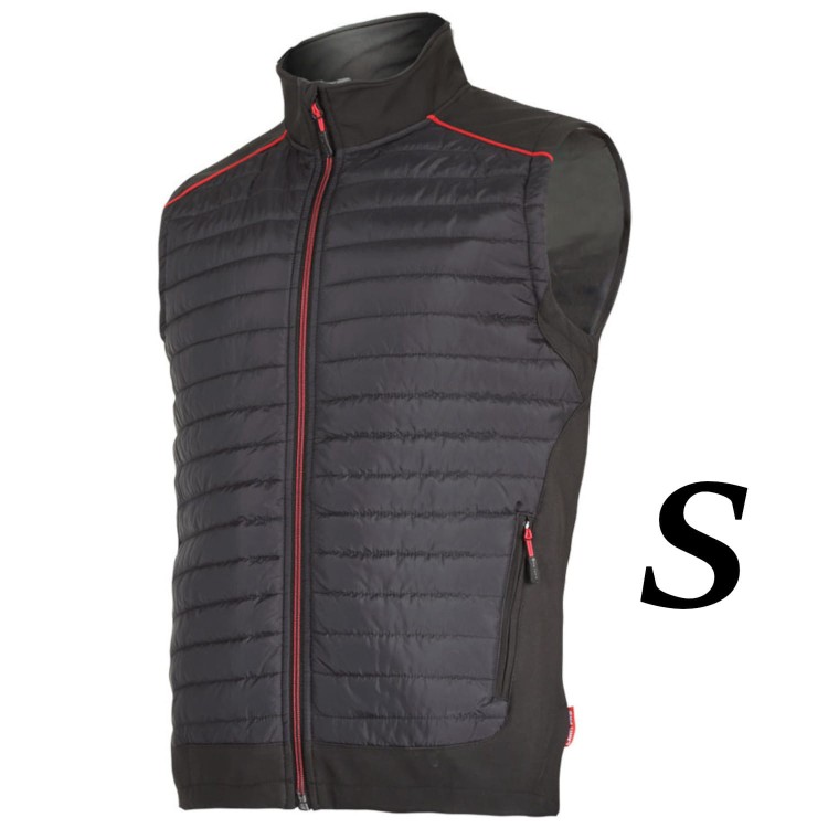 LAHTI PRO Bezrękawnik pikowany ocieplany czarny roz. S