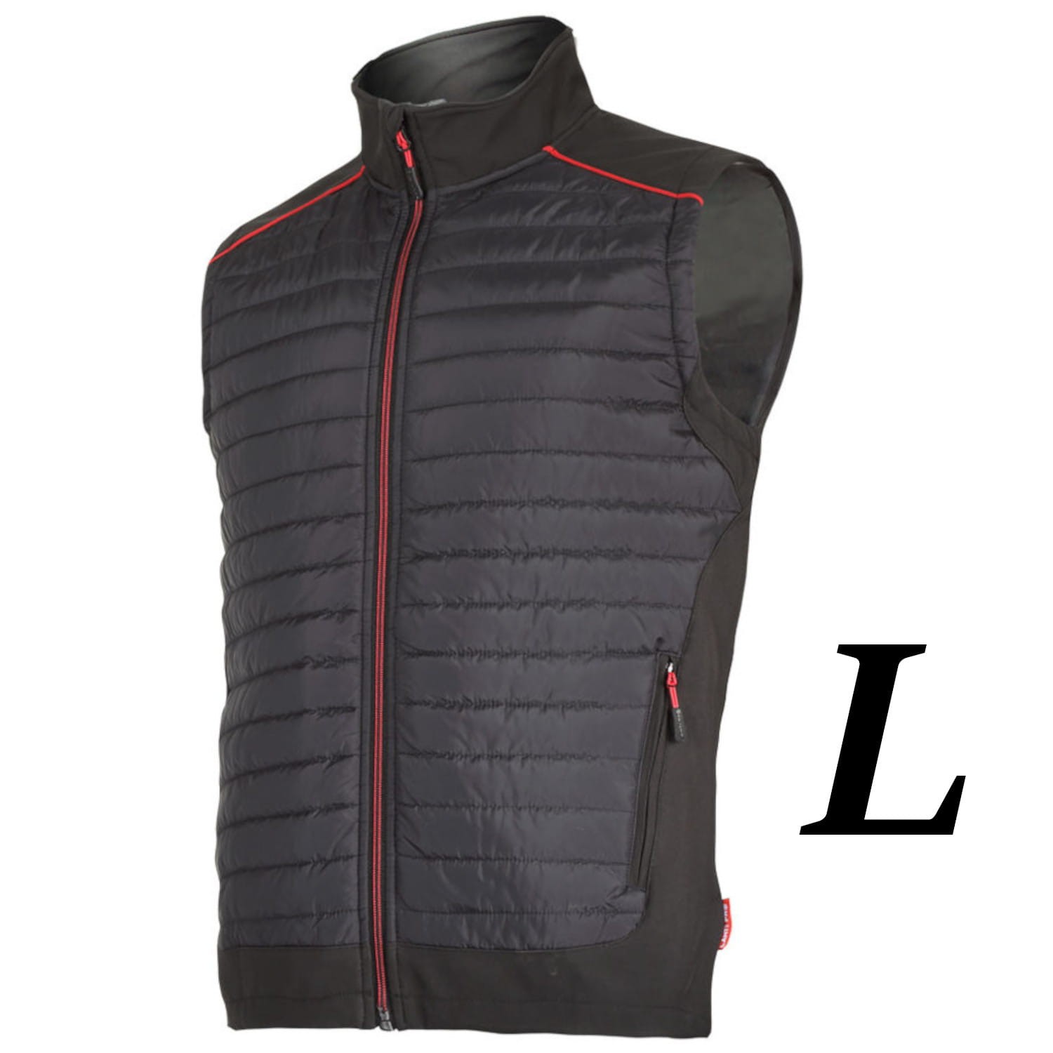 LAHTI PRO Bezrękawnik pikowany ocieplany czarny roz. L