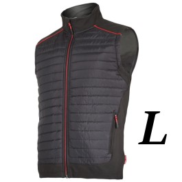 LAHTI PRO Bezrękawnik pikowany ocieplany czarny roz. L