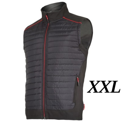 LAHTI PRO Bezrękawnik pikowany ocieplany czarny roz. 2XL