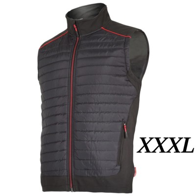 LAHTI PRO Bezrękawnik pikowany ocieplany czarny roz. 3XL