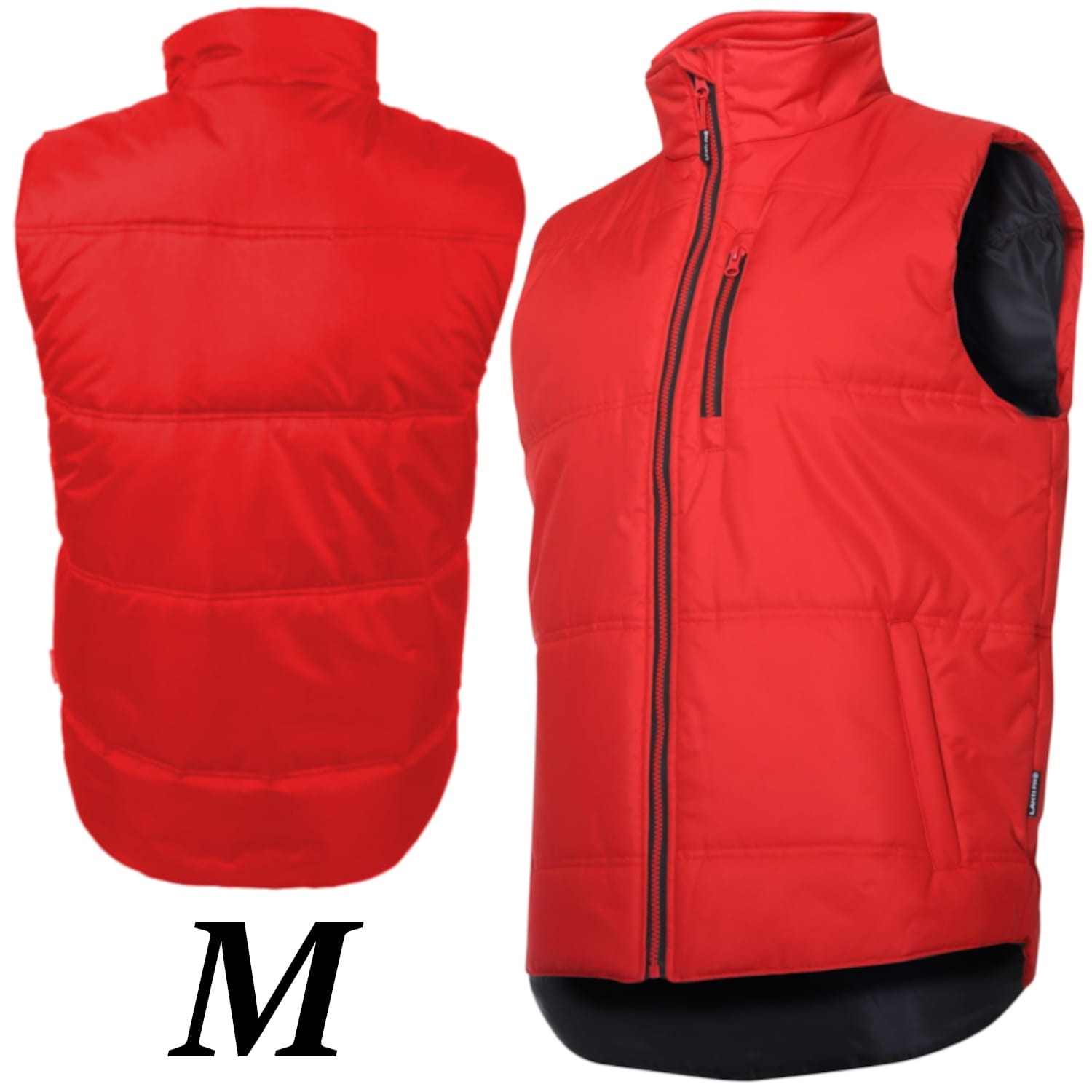 LAHTI PRO Bezrękawnik ocieplany czerwony roz. M