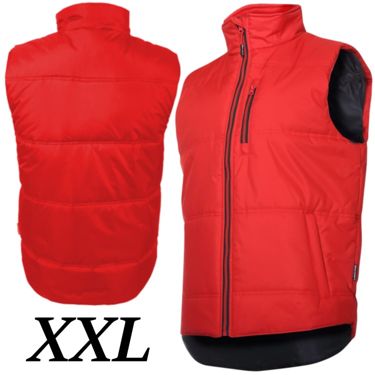 LAHTI PRO Bezrękawnik ocieplany czerwony roz. 2XL