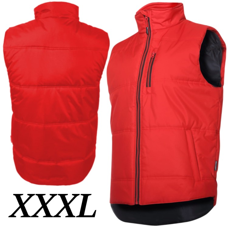 LAHTI PRO Bezrękawnik ocieplany czerwony roz. 3XL