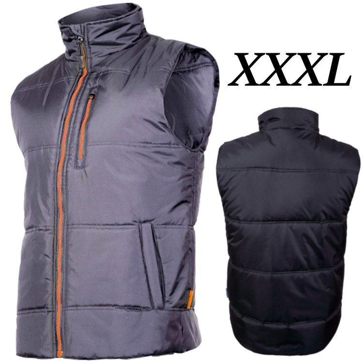 LAHTI PRO Bezrękawnik ocieplany szary roz. 3XL