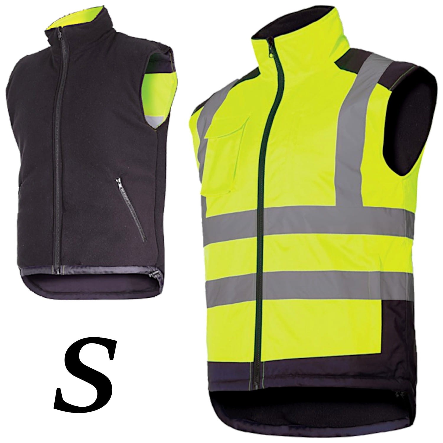 LAHTI PRO L4131301 Kamizelka dwustronna odblaskowa ocieplana S