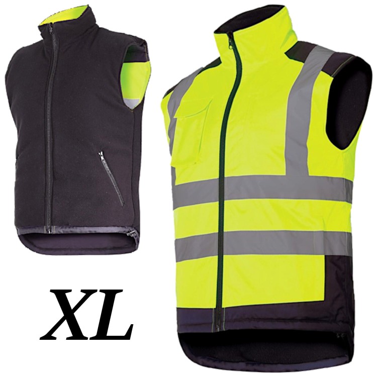 LAHTI PRO L4131304 Kamizelka ostrzegawcza ocieplana dwustronnie roz. XL