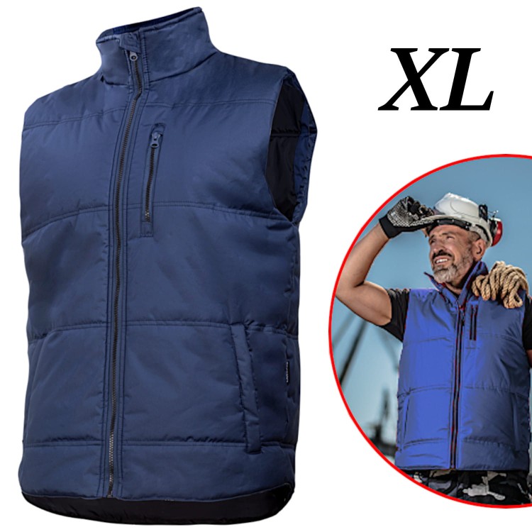 LAHTI PRO L41320 Bezrękawnik roboczy ocieplany granatowo-czarny roz. XL