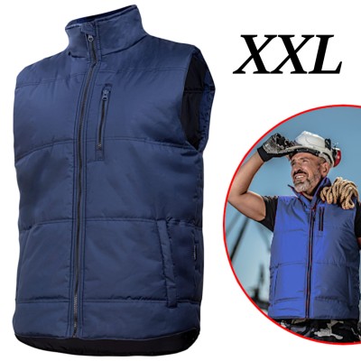 LAHTI PRO L41320 Bezrękawnik roboczy ocieplany granatowo-czarny roz. 2XL
