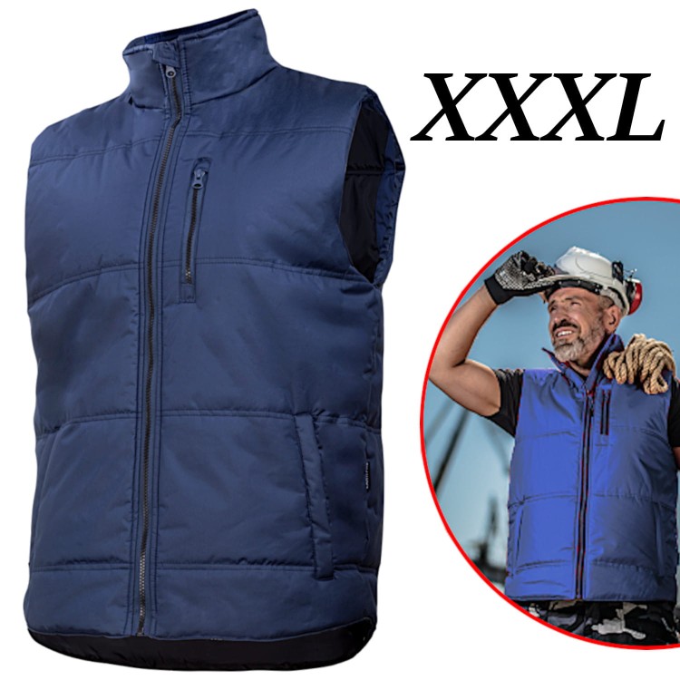 LAHTI PRO L41320 Bezrękawnik roboczy ocieplany granatowo-czarny roz. 3XL