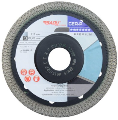 SADU 063261B Tarcza diamentowa CER-P 115mm 22,23x1,2x10mm PREMIUM
