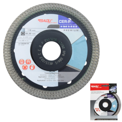 SADU 063261B Tarcza diamentowa CER-P 115mm 22,23x1,2x10mm PREMIUM