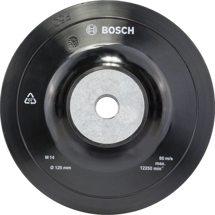 Bosch 1608601033 Miękki talerz oporowy 125mm M14 do szlifowania drobnoziarnistego