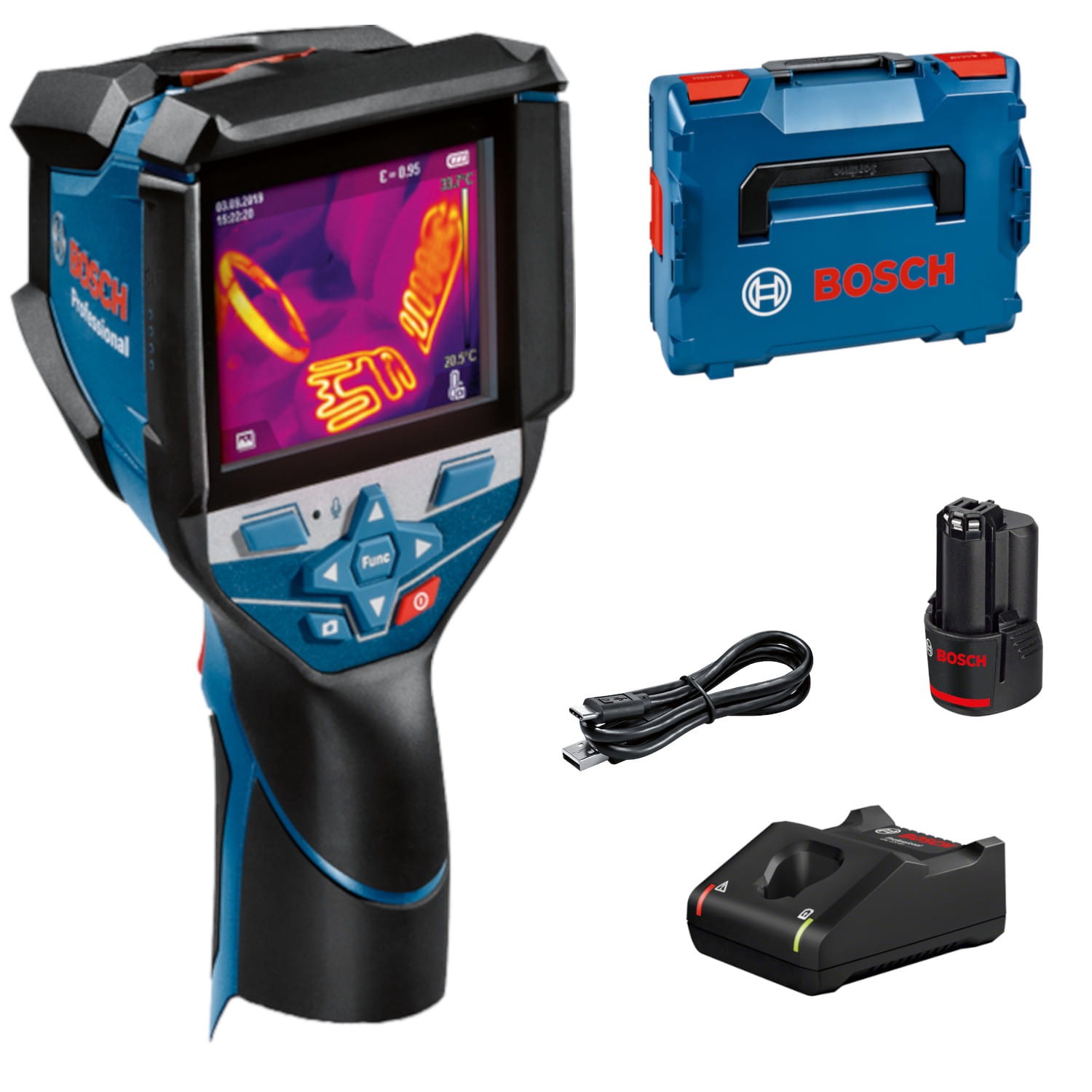 BOSCH PROFESSIONAL 0601083500 GTC 600 C kamera termowizyjna L-BOXX + USB