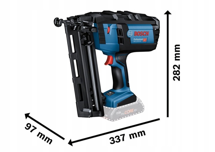 Bosch Gwoździarka akumulatorowa BODY
