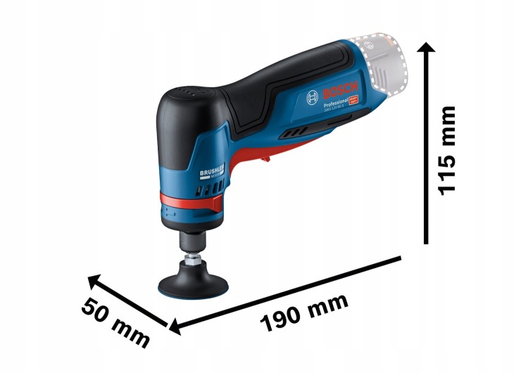 Bosch Szlifierka obrotowa 12 V GWG 12V-50S