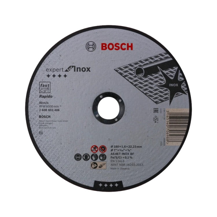 Tarcza do metalu 180 x 22,23 mm Bosch 2608603406