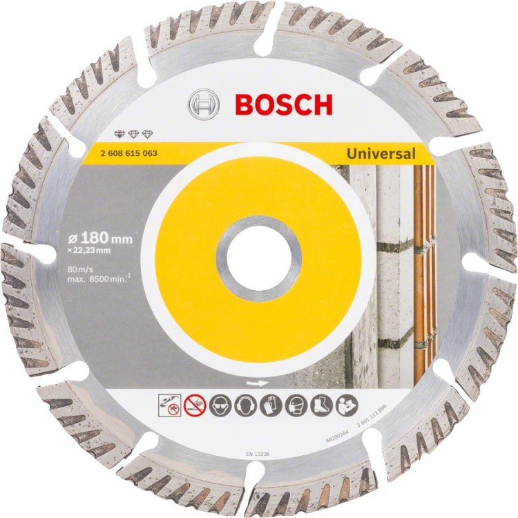 Uniwersalna tarcza diamentowa 180 x 22,23 mm Bosch 2608615063