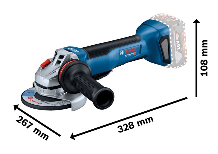 Bosch 06019J4100GWS 18V-10 P Szlifierka kątowa