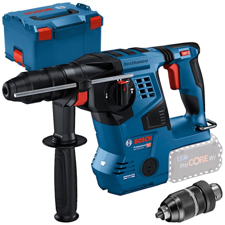 BOSCH GBH 18V-28 CF Młot udarowo-obrotowy SDS plus 18V 3.3J L-Boxx 238