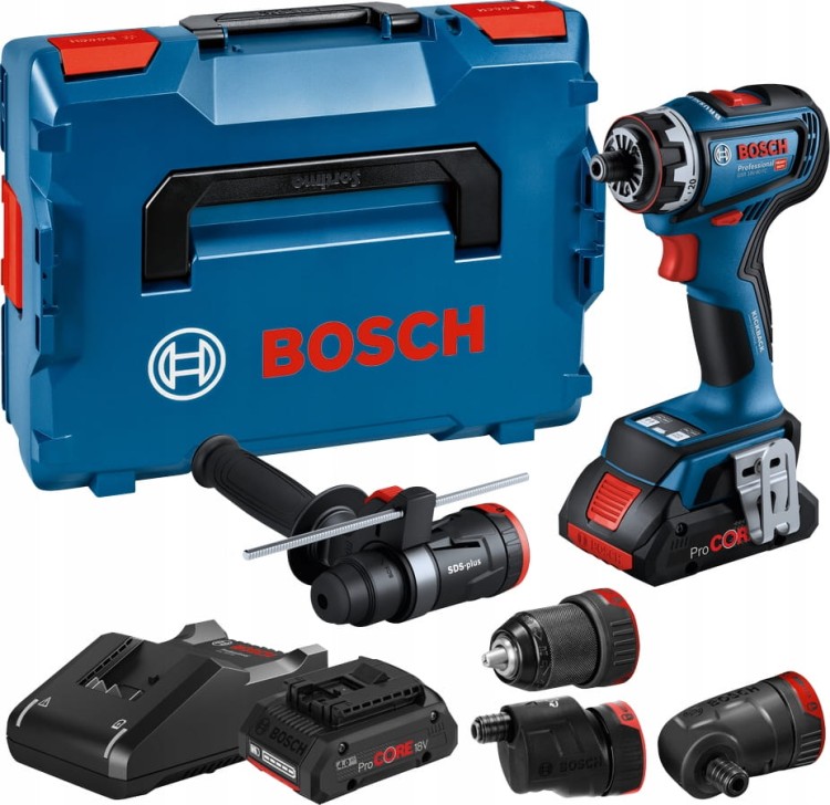 Wiertarko wkrętarka Bosch SR 18V-90 FC 2x4Ah Ład