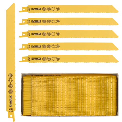 Brzeszczoty do piły szablastej DeWalt DT2400 225mm 10szt