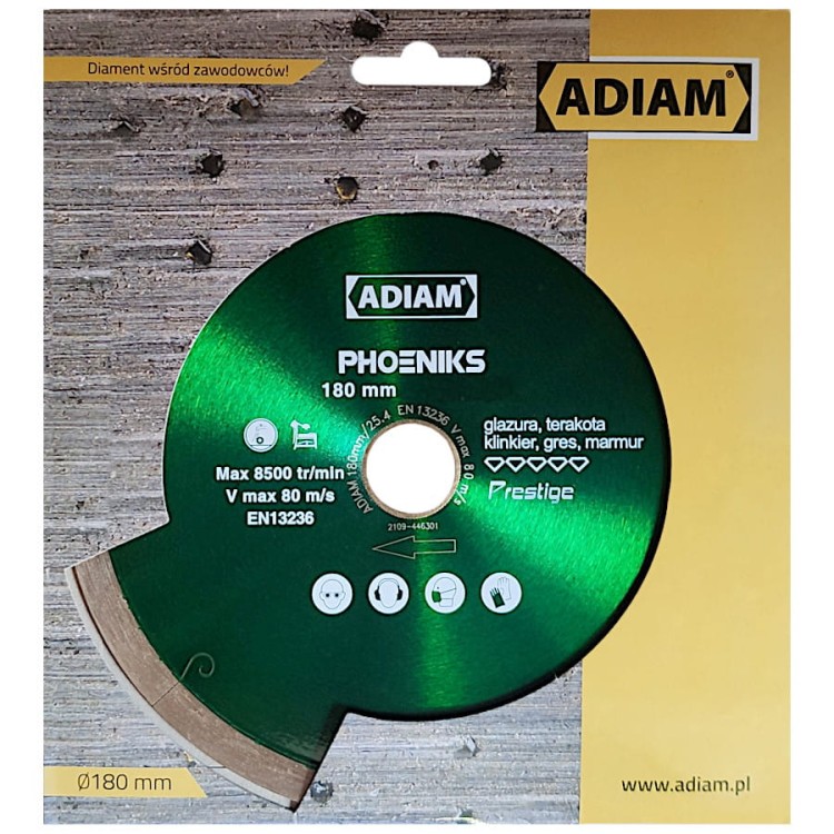Tarcza diamentowa PHOENIX 180mm
