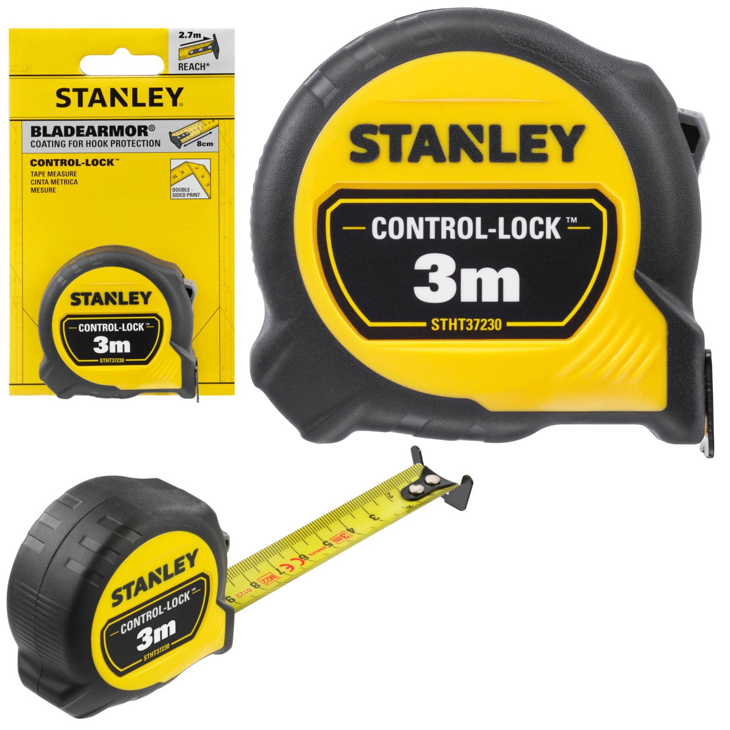 STANLEY STHT37230-0 Miara taśma zwijana 3m Control-Lock