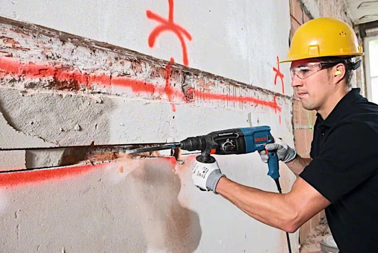 Zastosowanie młotowiertarki BOSCH GBH 2-26 F