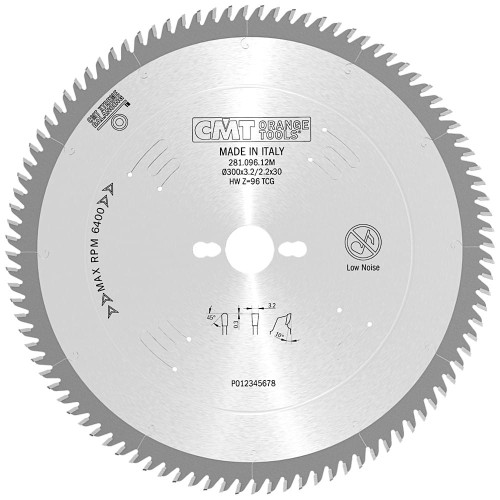 CMT 281.096.12M Tarcza do laminatów 300x30mm HM 96z COMBI3