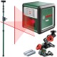 BOSCH Laser krzyżowy QUIGO II + wielofunkcyjny uchwyt MM 2 + tyczka GT-320