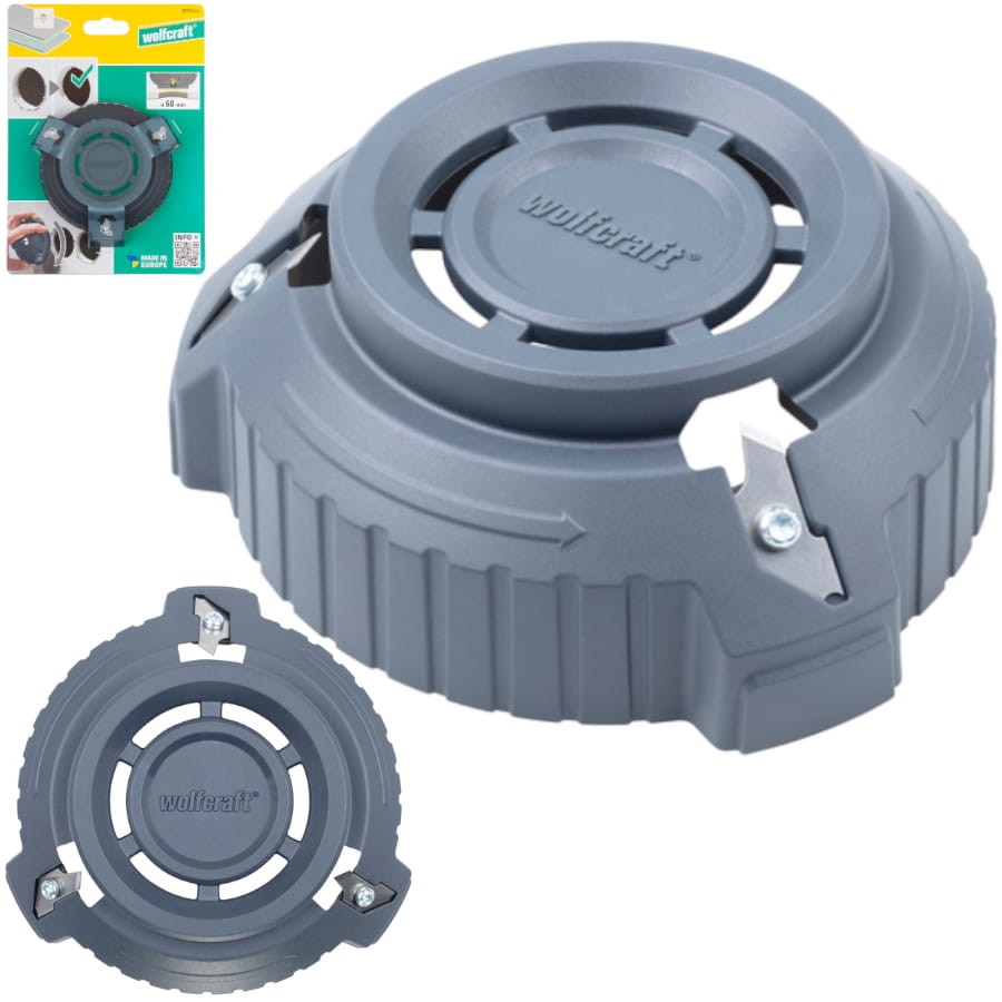 WOLFCRAFT 5892000 Fazownik do otworów do płyt g/k 68mm (