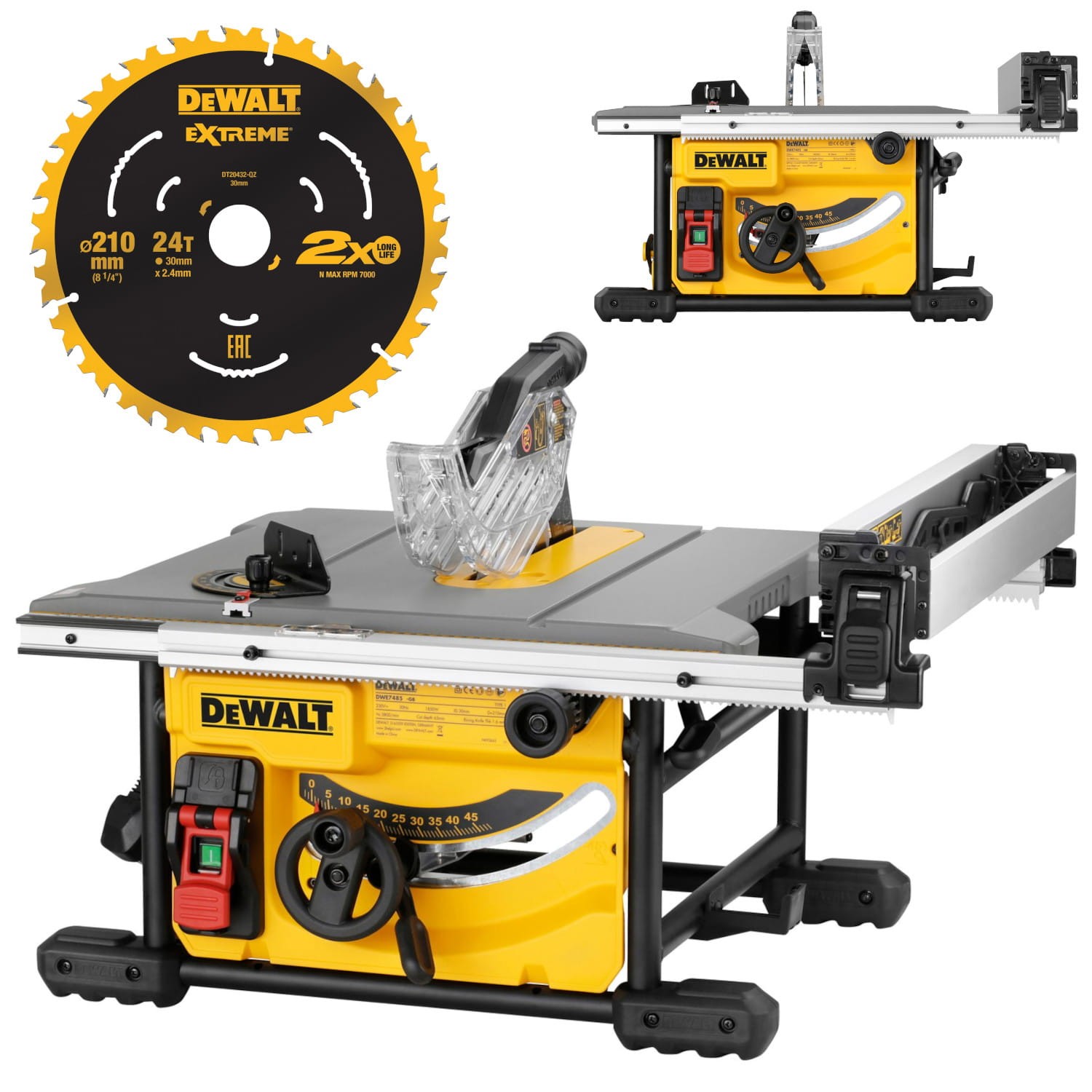 DEWALT DWE7485 Piła pilarka stołowa 1850W 210mm