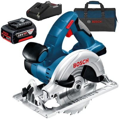 BOSCH GKS 18V-LI Pilarka tarczowa 18V 165mm + Akumulator 5.0Ah + Torba