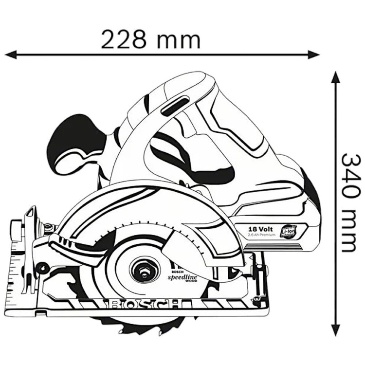 Pilarka Bosch 0615990G9M