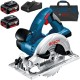 BOSCH GKS 18V-LI Pilarka tarczowa 18V 165mm + 2x Akumulator 5.0Ah + Torba