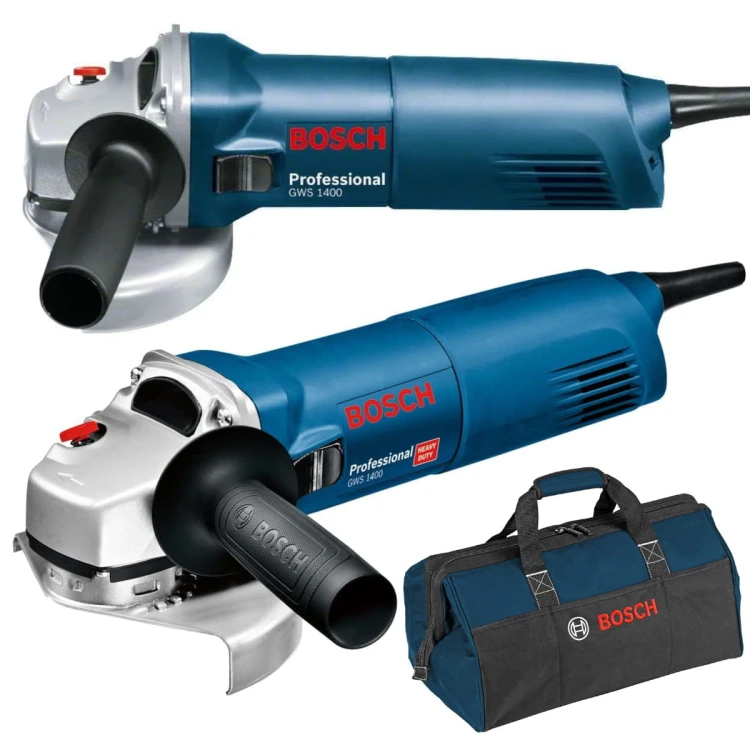 BOSCH Szlifierka kątowa GWS 1400 125mm 1400W 230V M14 + torba narzędziowa