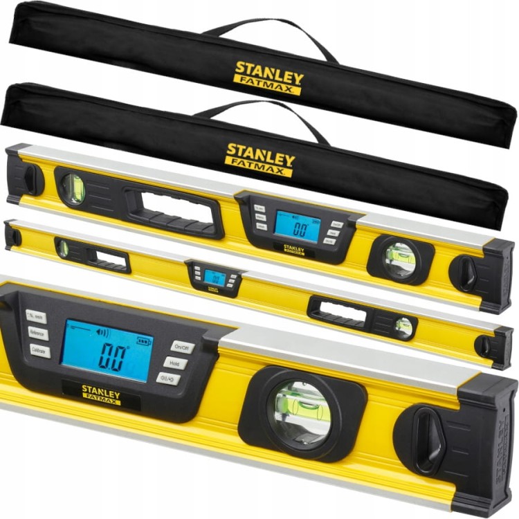 Poziomica elektr. 60cm FatMax STANLEY + Poziomica elektr. 120cm FatMax STANLEY