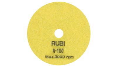 RUBI 62971 tarcza diamentowa do polerowania na sucho 100 mm gradacja 100