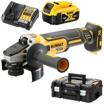 DEWALT DCG405P1 Szlifierka kątowa 18V 125mm 5.0Ah TSTAK