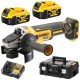 DEWALT DCG405P2 Szlifierka kątowa 18V 125mm 2x 5.0Ah TSTAK