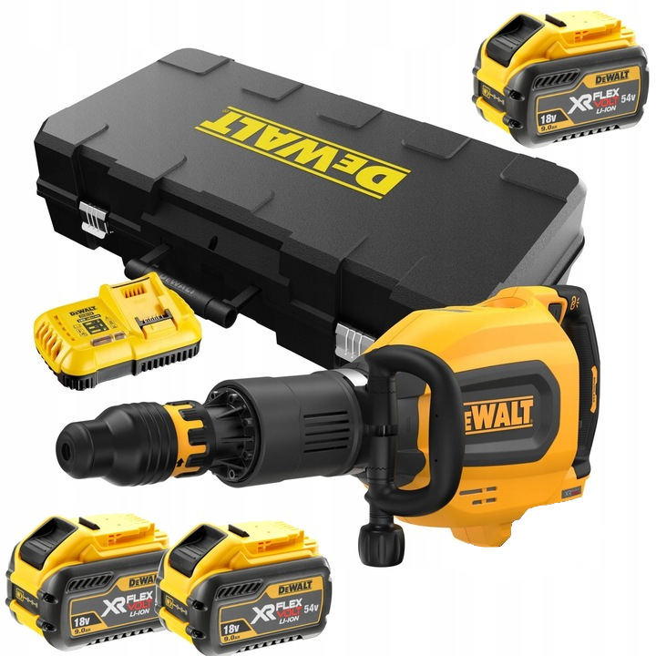 DEWALT DCH911X3 Młot wyburzeniowy SDS-max 54V XR FlexVolt 3x Akumulator