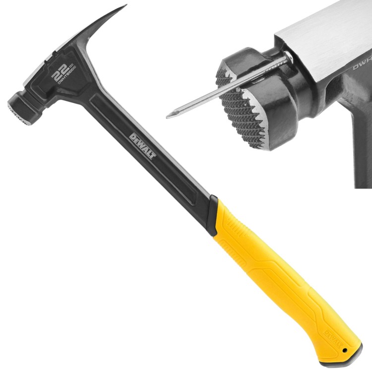 DEWALT DWHT51005-0 Młotek ciesielski stalowy 1-częściowy 624g