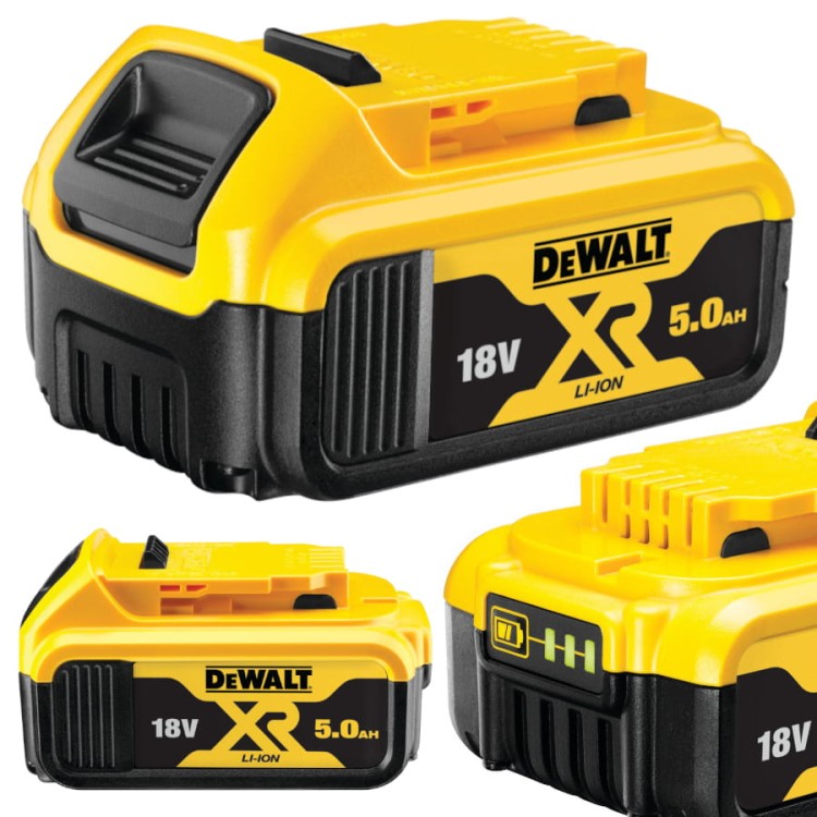 Dodatkowo akumulator 5,0Ah XR Li-Ion DeWalt DCB184